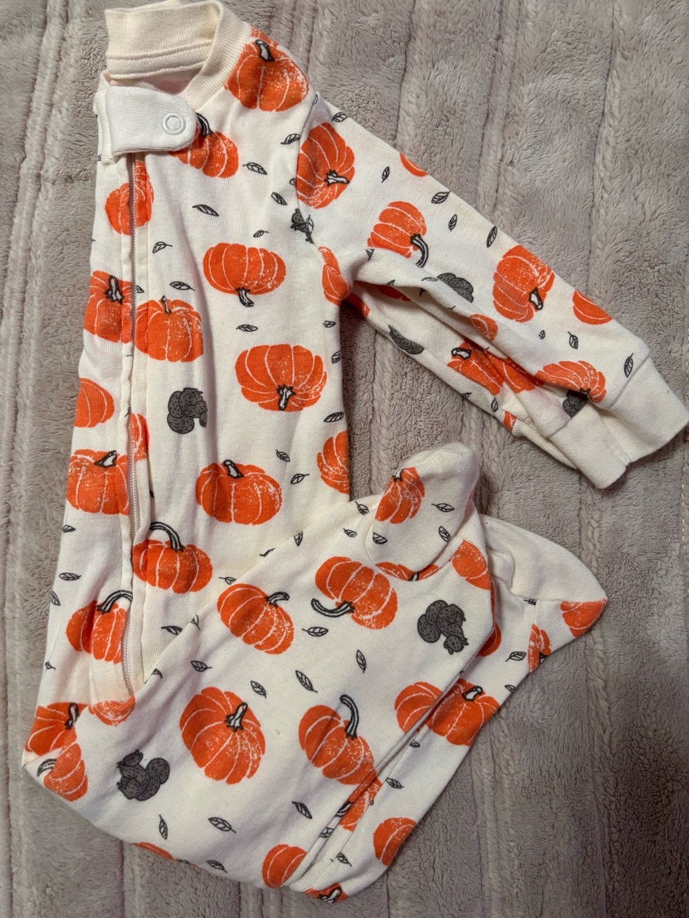 Carters sleeper 6M Pumpkins